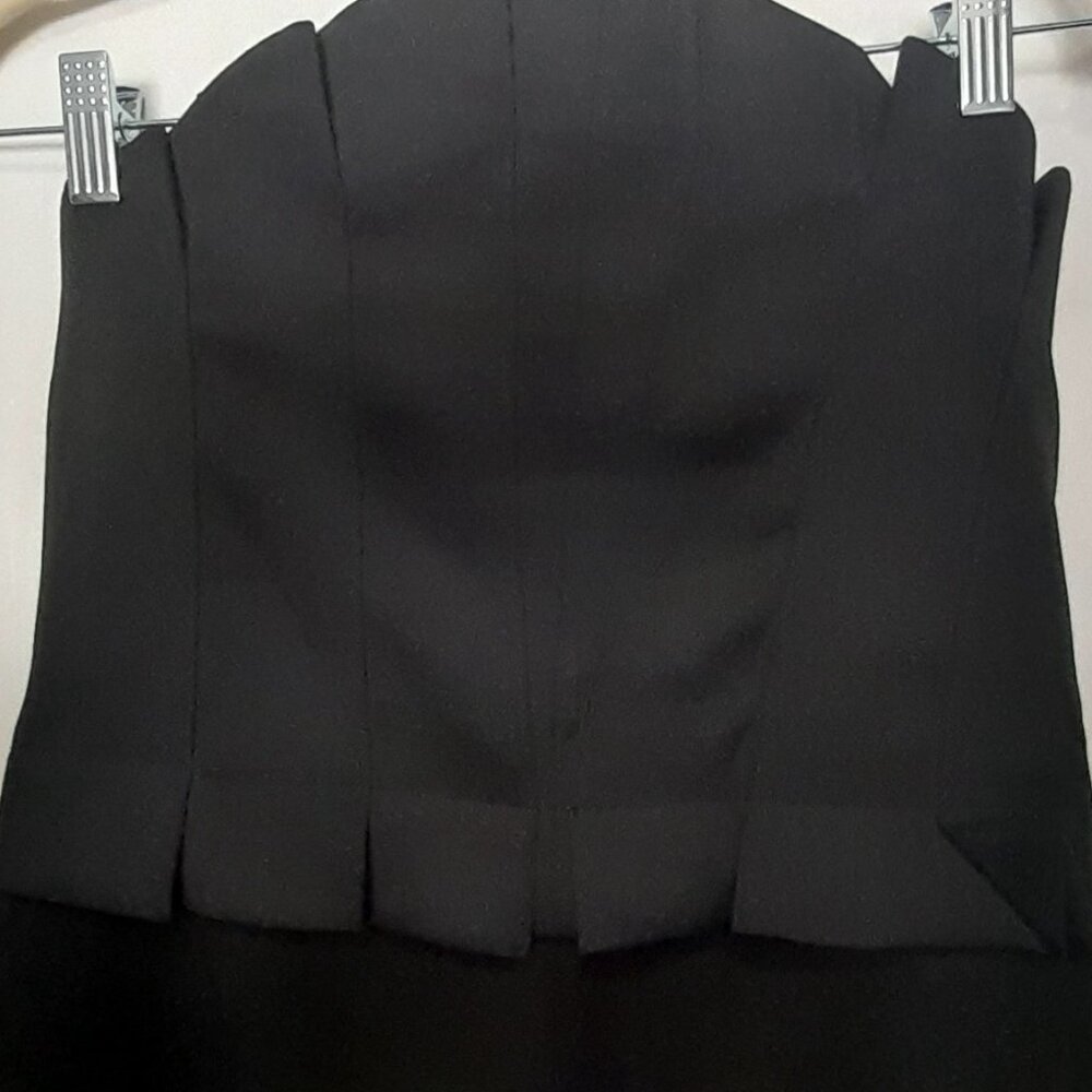ZARA Elegant Strapless Jumpsuit Size M, Black, NWT, $79.90